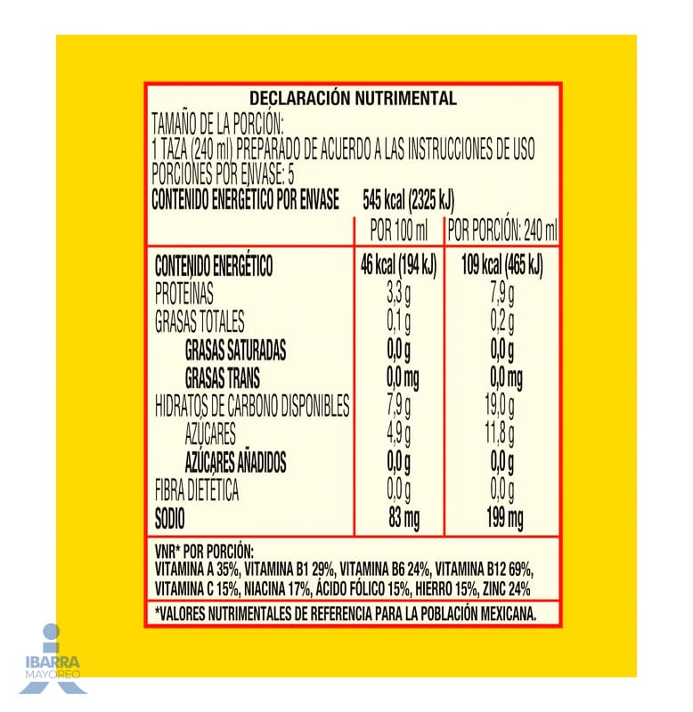 Maizena Vainilla Sobre 47 g