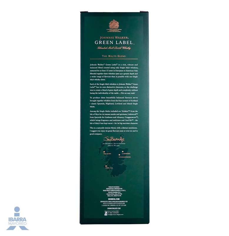 Whisky Johnnie Walker Green Label 700 ml