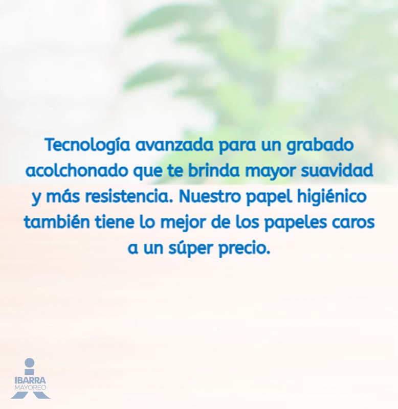 Papel Higiénico Suavel 400 hojas 4 rollos