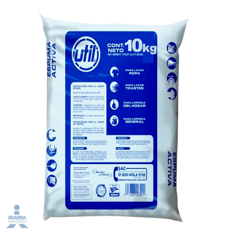 Detergente Multiusos Util 10 kg