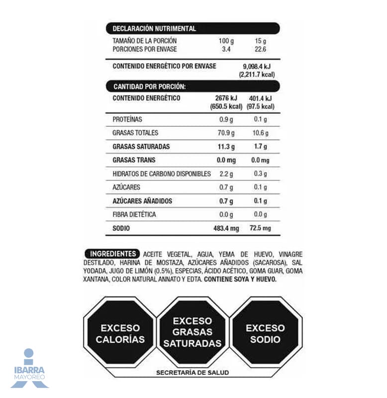 Mayonesa Heinz con Limón 340 g