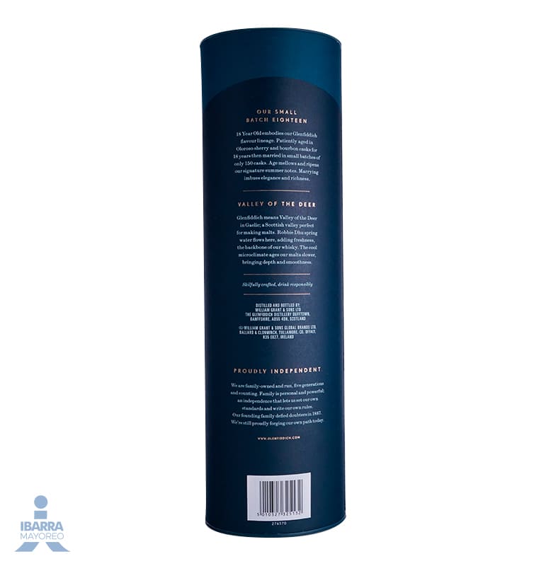 Whisky Glenfiddich 18 Años 750 ml