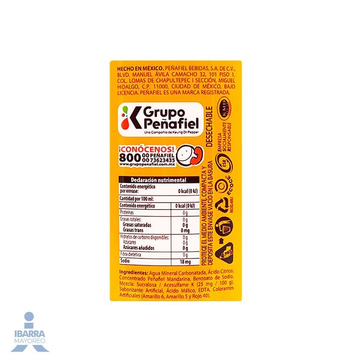 Refresco Peñafiel Mandarina 2 L