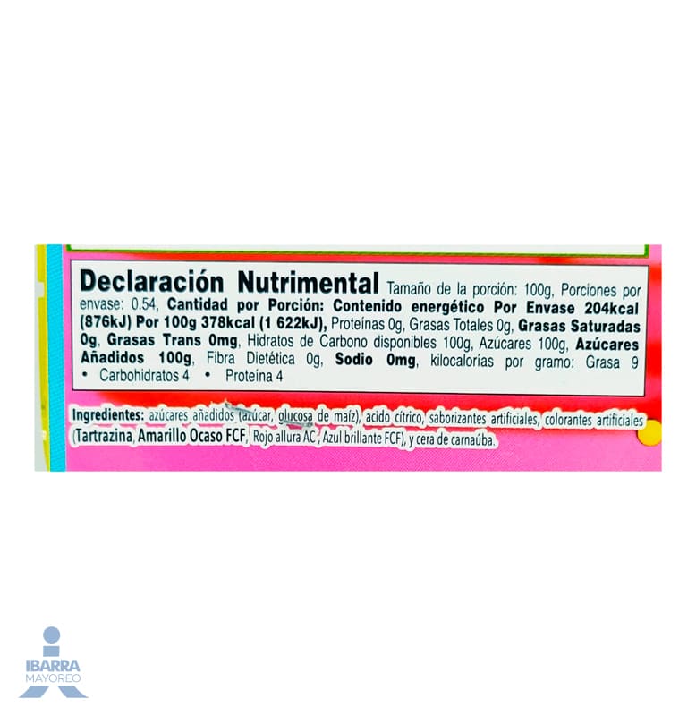 Dulce Las Delicias Espantasuegras 12 pzas.