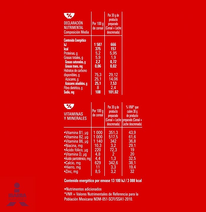 Cereal Nestlé Carlos V sabor Chocolate 590 g