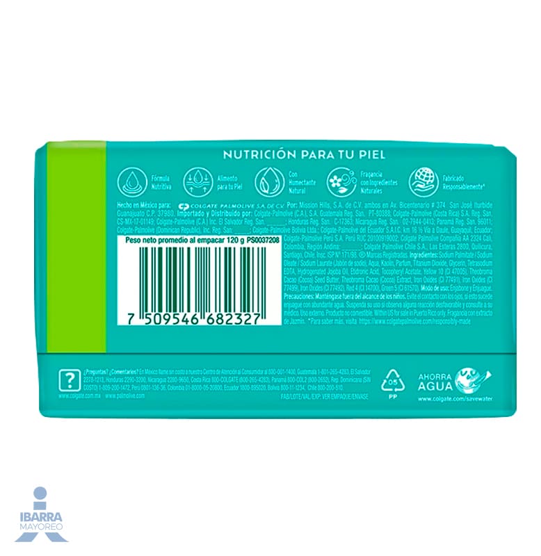 Jabón de Tocador Palmolive Naturals Menta y Eucalipto 120 g