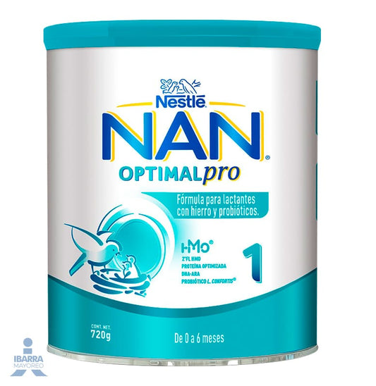 Fórmula Infantil NAN 1 Optimal Pro 0 a 6 meses 720 g
