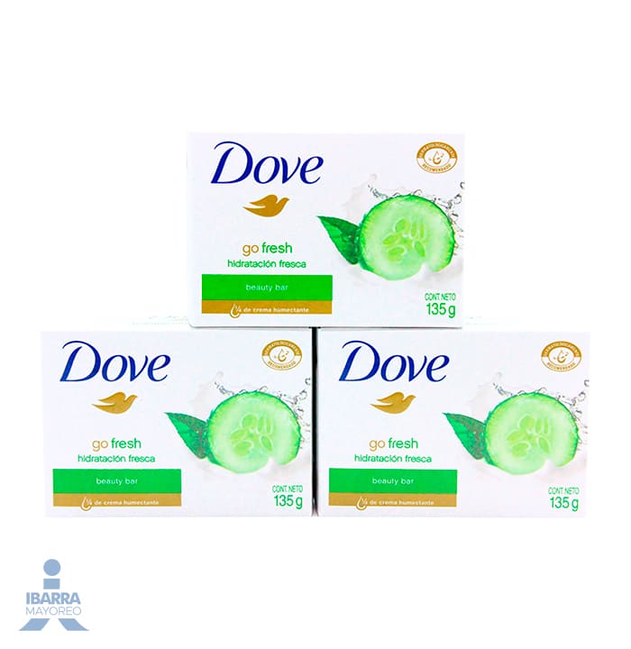 Jabón de Tocador Dove Hidratación Fresca 135 g