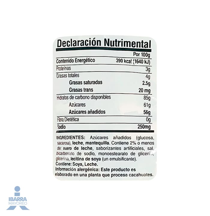 Natilla Montes Sabor Nuez 100 pzas.