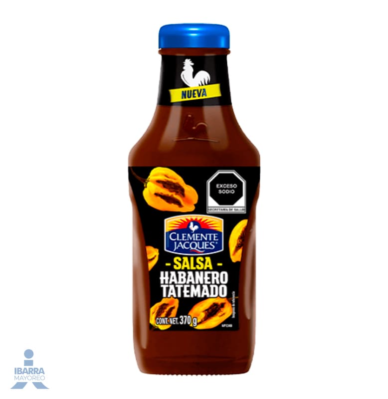 Salsa Chile Habanero Clemente Jacques Tatemado 370 g