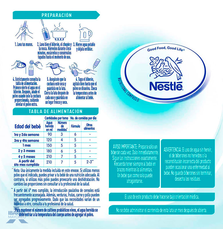 Fórmula Infantil NAN 1 Optimal Pro 0 a 6 meses 720 g