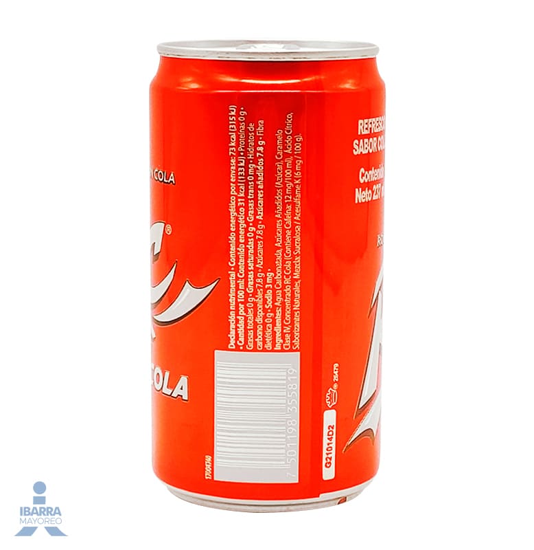 Refresco RC Cola Lata 237 ml