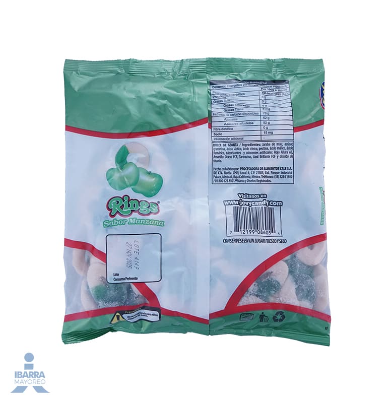 Goma Jovy Rings Manzana 1 kg