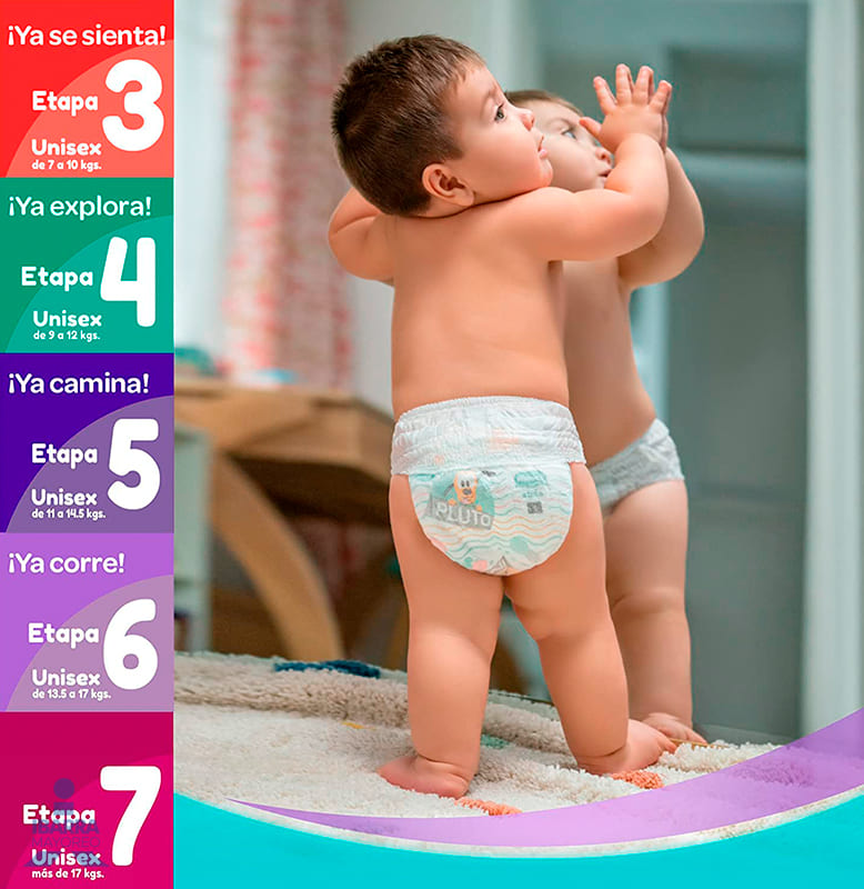 Pañal Huggies All Around Unisex Etapa 5 40 pzas.