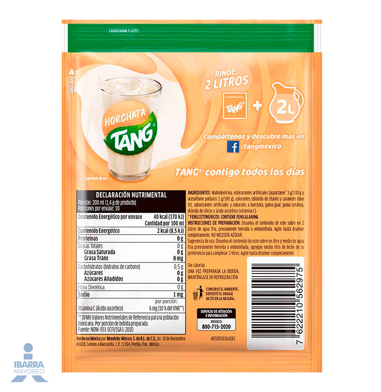 Refresco Tang Horchata 14 g