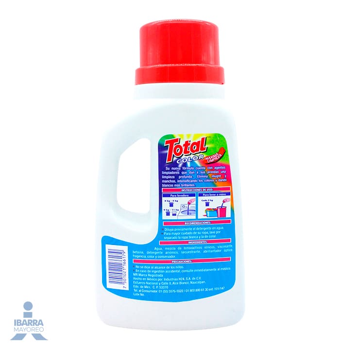 Detergente Total Color Líquido 1 L
