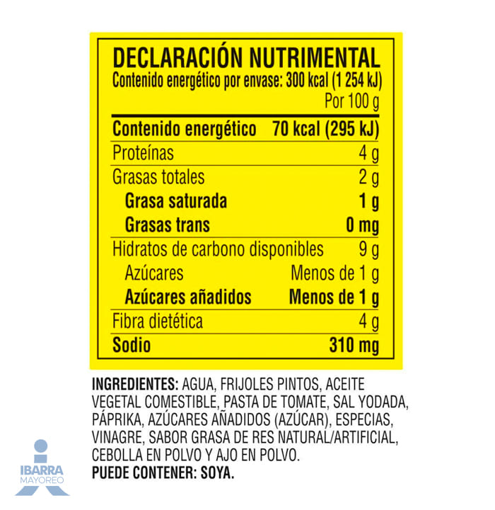 Frijol Ranch Style 425 g