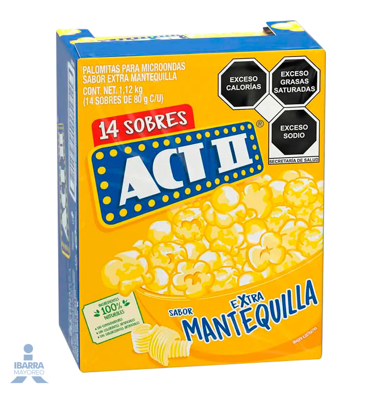 Palomitas ACT II Extra Mantequilla 80 g