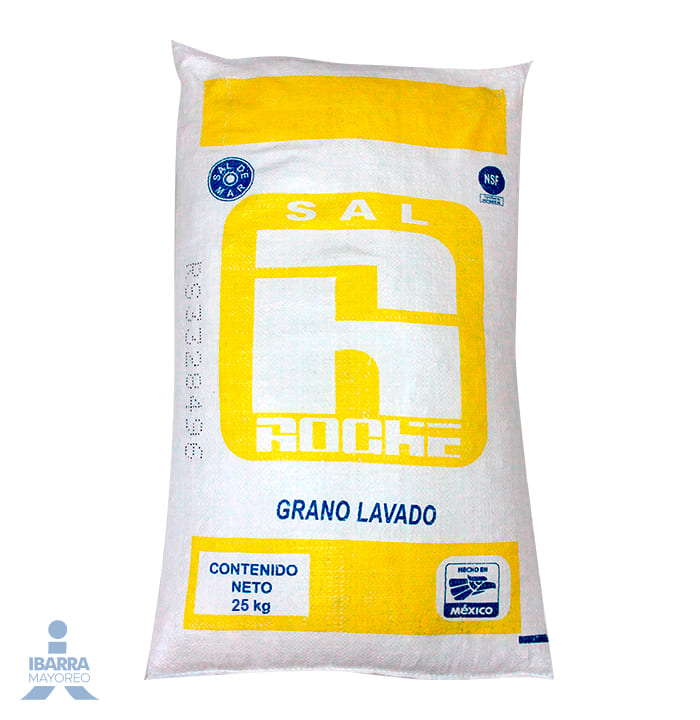 Sal en grano lavado 25 kg