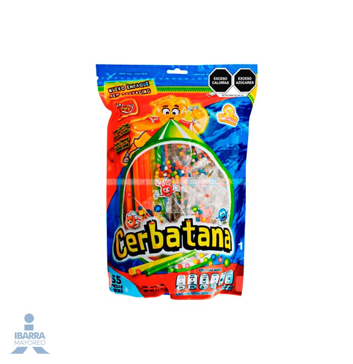 Dulce Las Delicias Cerbatana 55 pzas