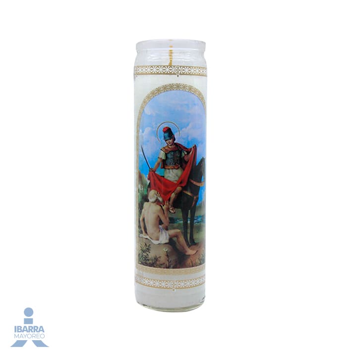 Veladora Luz Eterna Súper Extra San Martín Caballero