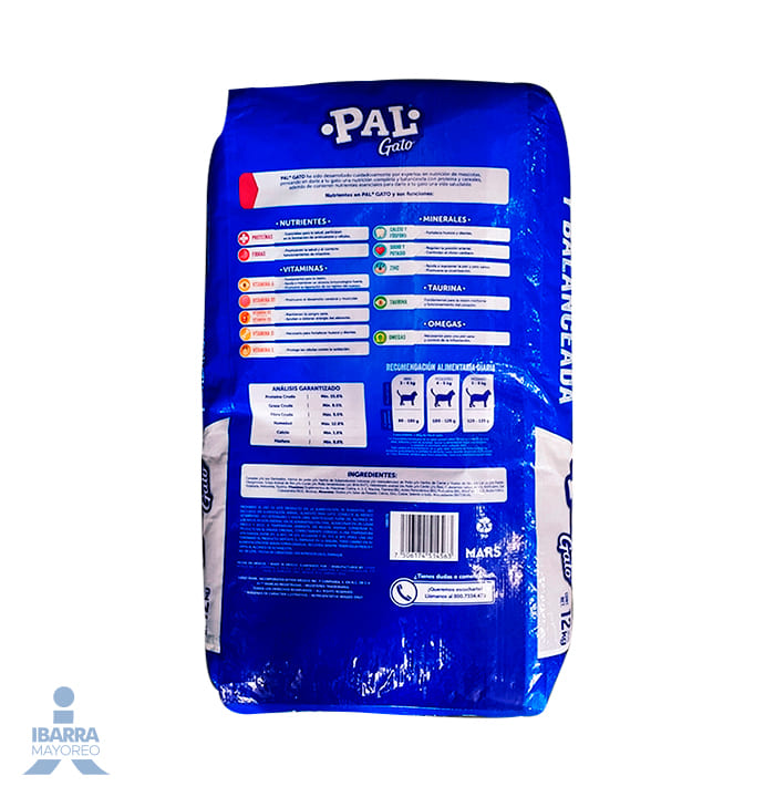 Alimento Pal Gato 12 kg