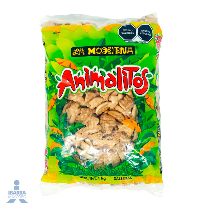 Galletas La Moderna Animalitos 1 kg