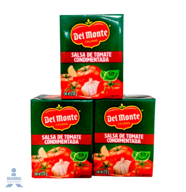 Salsa de Tomate Condimentado Del Monte 210 g
