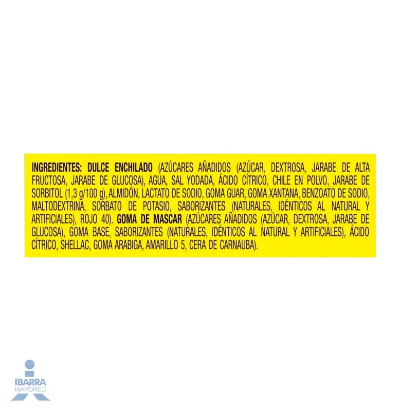 Dulce Lucas Bomvaso Limón 10 pzas.