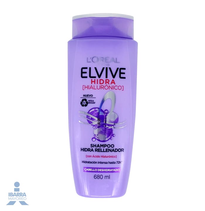 Shampoo Loreal Elvive Hidra Hialurónico 680 ml