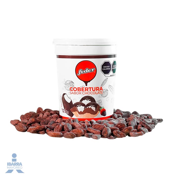 Cobertura de Chocolate Feder para Helado y Paletas 1 kg