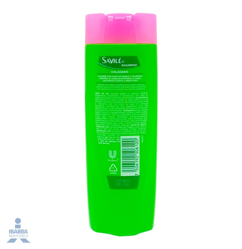 Shampoo Savilé Colágeno 180 ml