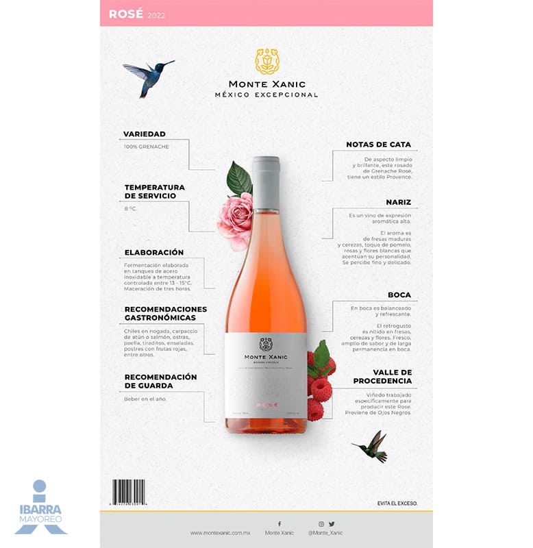 Vino Rosado Monte Xanic Grenache 750 ml