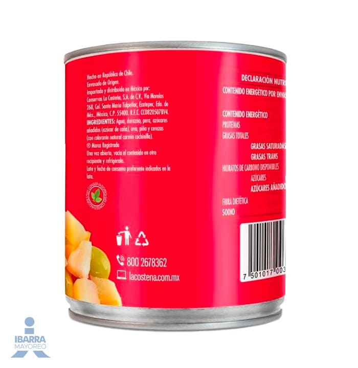 Coctel de Frutas La Costeña 850 g