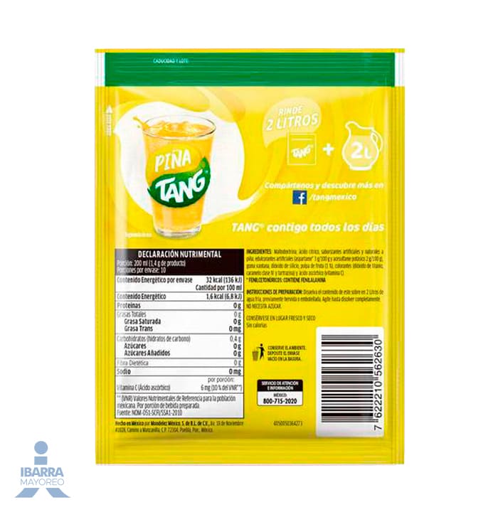 Refresco Tang Piña 14 g
