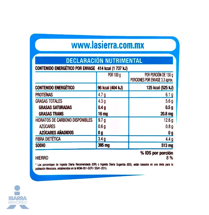 Frijol Negro Refrito La Sierra Bolsa 430 g