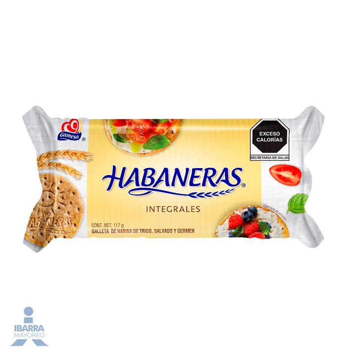 Galletas Gamesa Habaneras Integrales 117 g