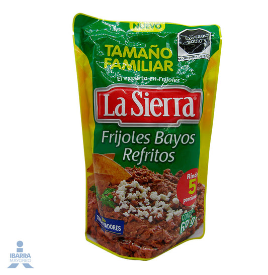 Frijol Bayo Refrito La Sierra bolsa 650 g