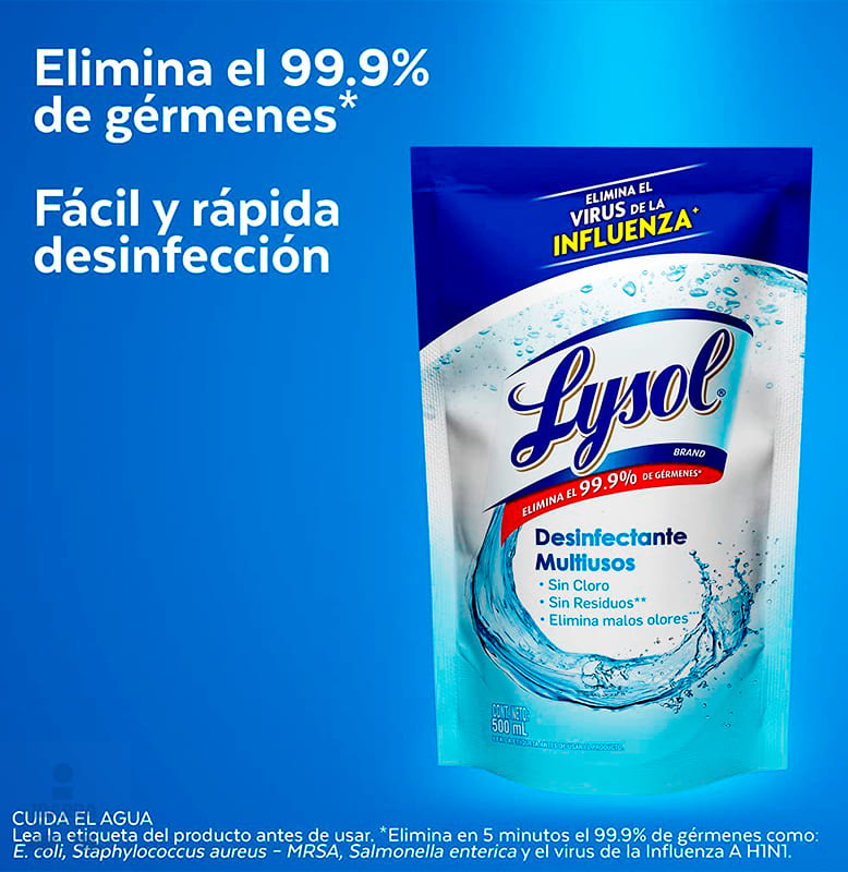 Desinfectante Lysol Multiusos Doy Pack 500 ml