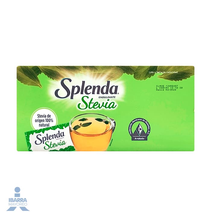 Sustituto de Azúcar Splenda Stevia 400 pzas.