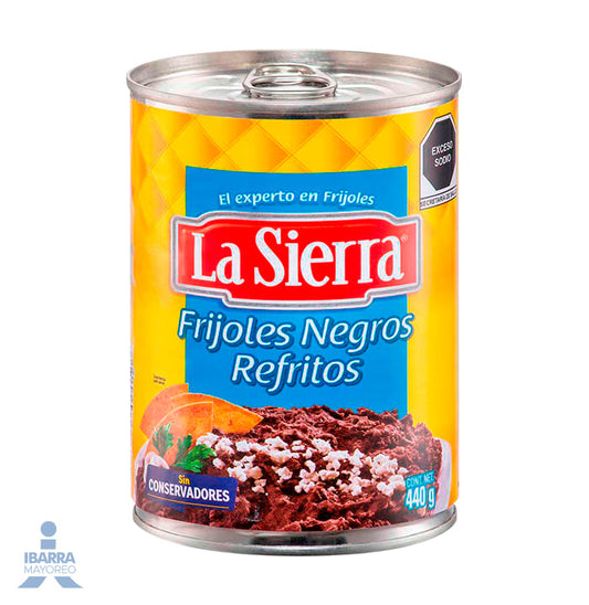 Frijol Negro Refrito La Sierra 440 g