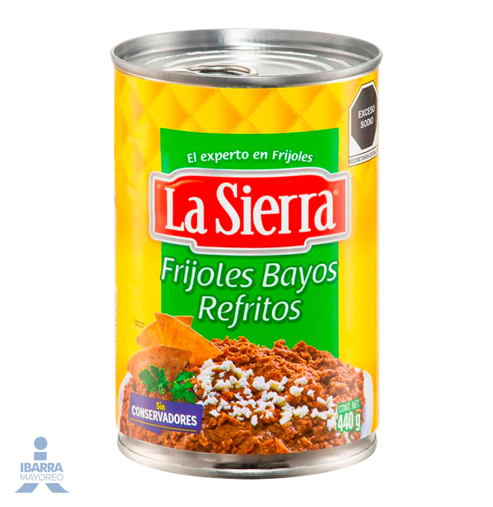 Frijol Bayo Refrito La Sierra 440 g