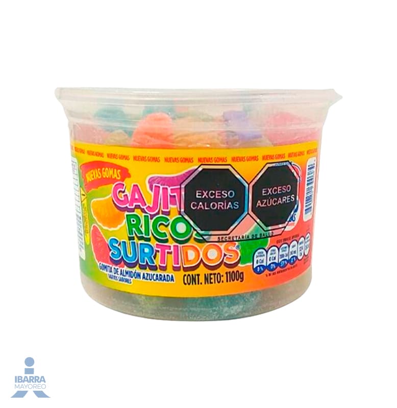 Goma Alteño Ricos Gajitos Surtidos 1.1 kg