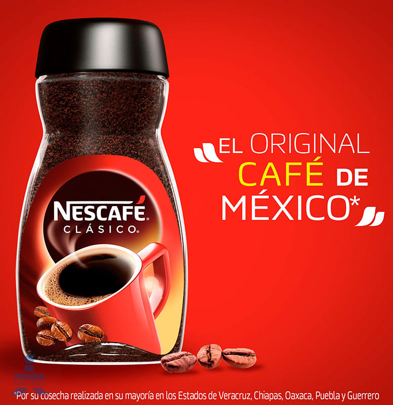 Café soluble Nescafé Clásico frasco 200 g