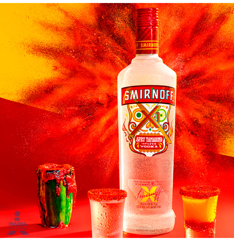 Vodka Smirnoff Red Spicy Tamarindo 750 ml