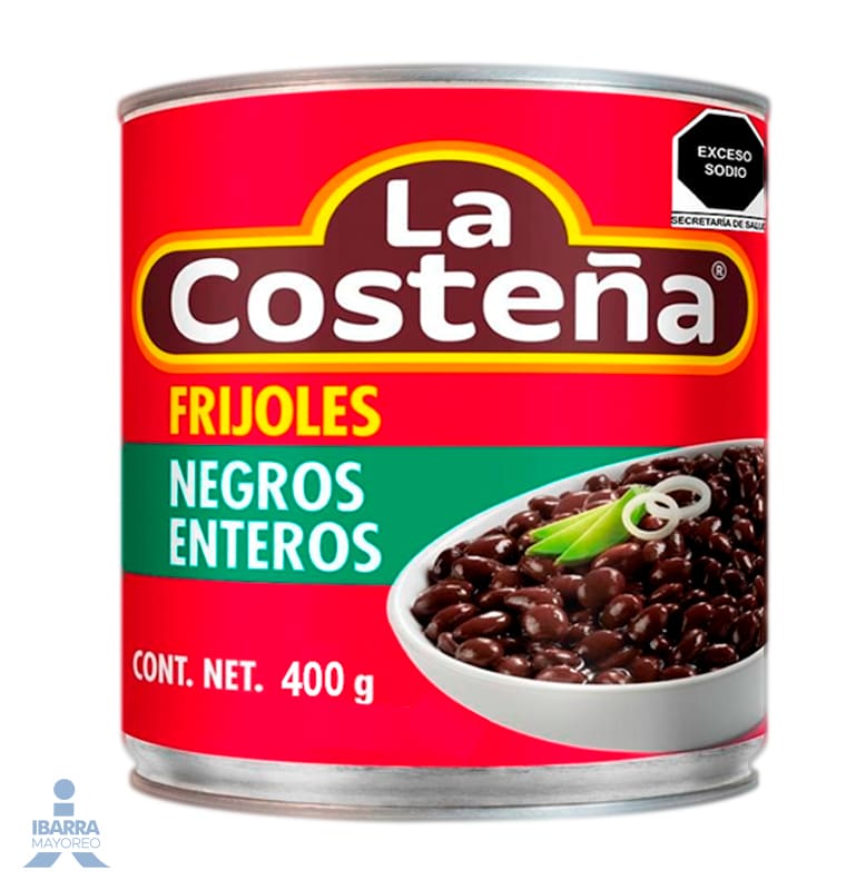 Frijol Negro Entero La Costeña 400 g