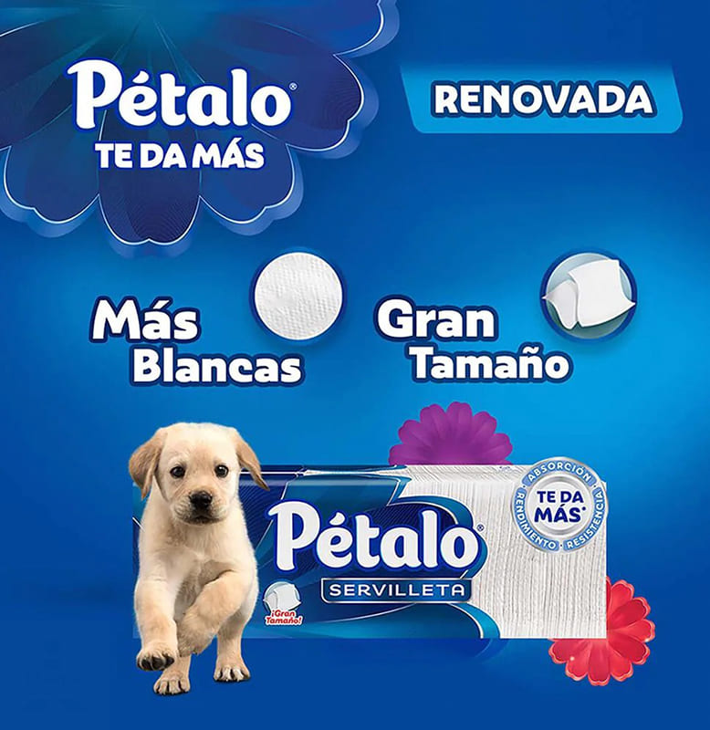 Servilleta Pétalo 420 pzas.