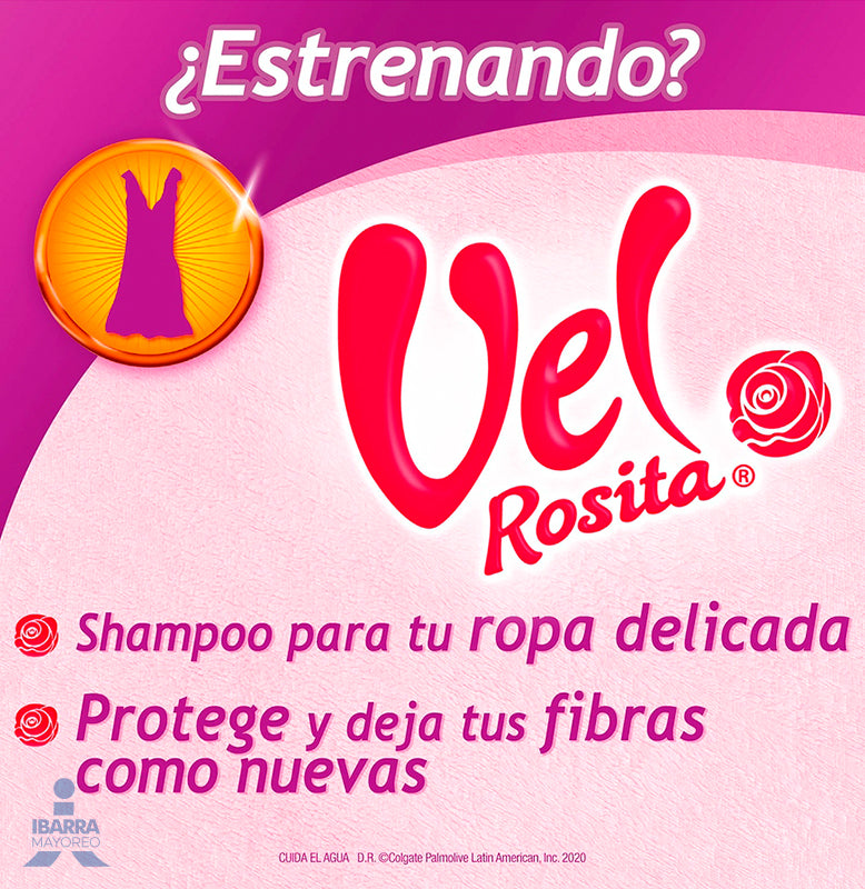 Detergente Líquido Vel Rosita Delicada 1 L