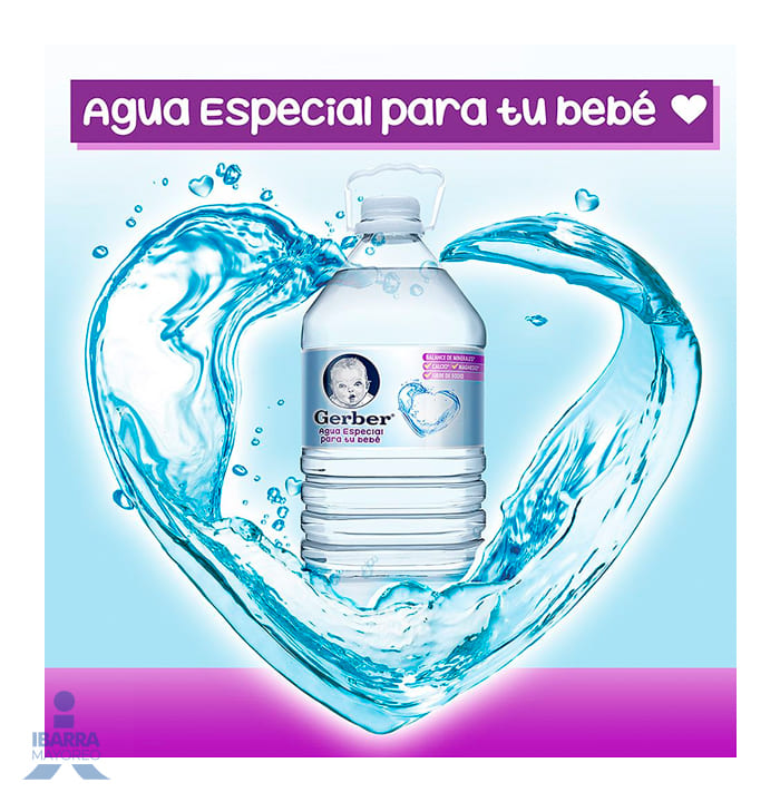 Agua Natural Gerber botella 4 L