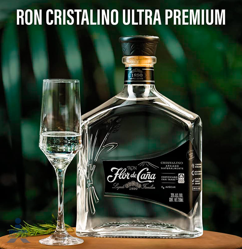 Ron Flor de Caña Cristalino 750 ml